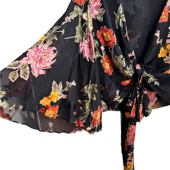 ATSR The Label Imogen Black Multi Floral Women’s S - Picture 5 of 5